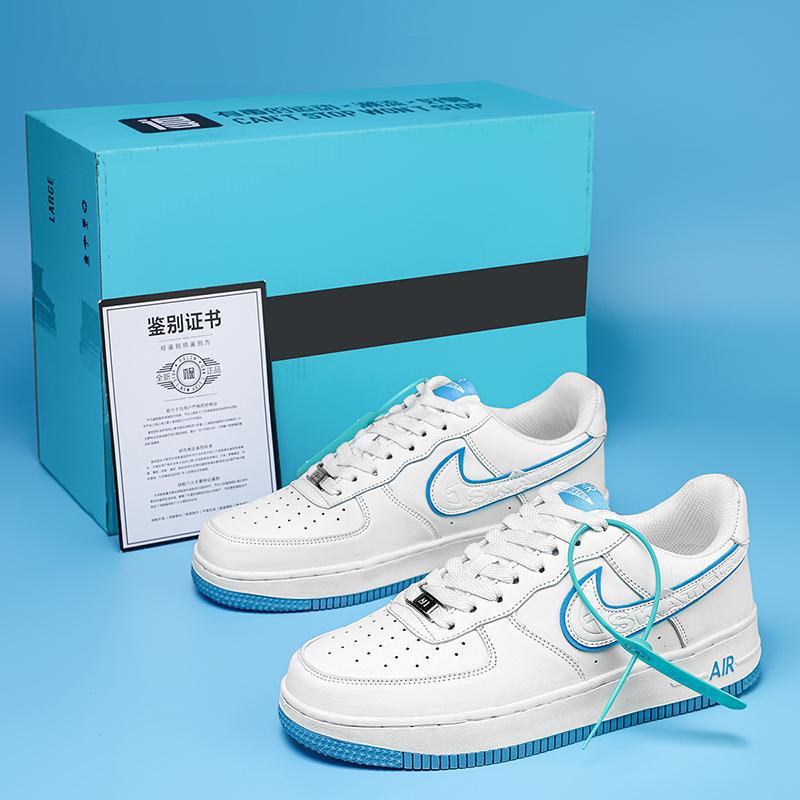 Authentic 2025 retro fashion versatile af1 white sneakers – men’s skate shoes, athletic shoes, vintage basketball shoes
