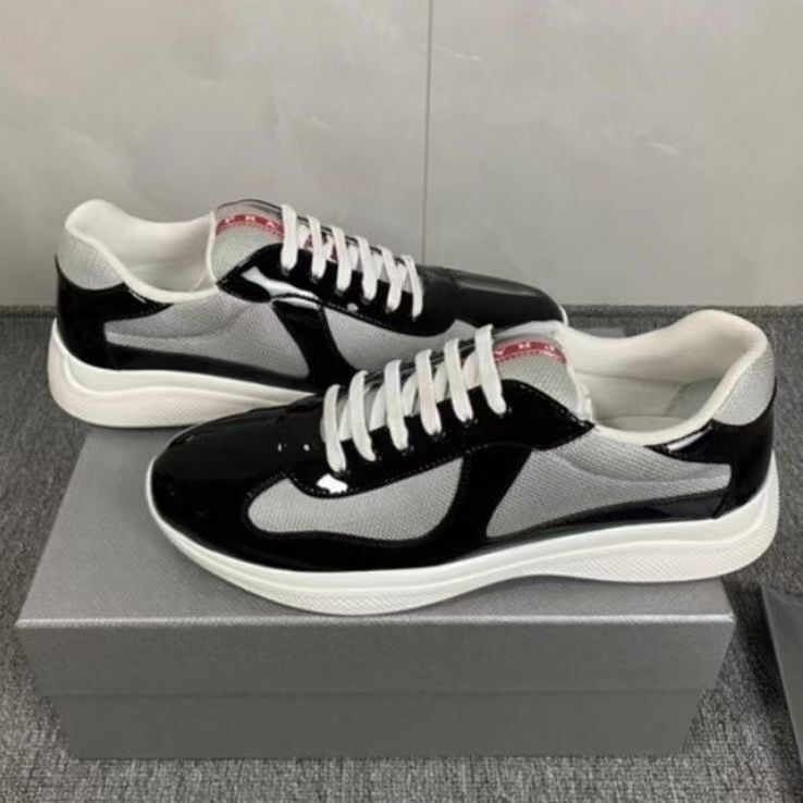 Guangzhou european genuine leather new cowhide high-end patchwork lace-up breathable casual sneakers export men’s fashion sneakers sports shoes