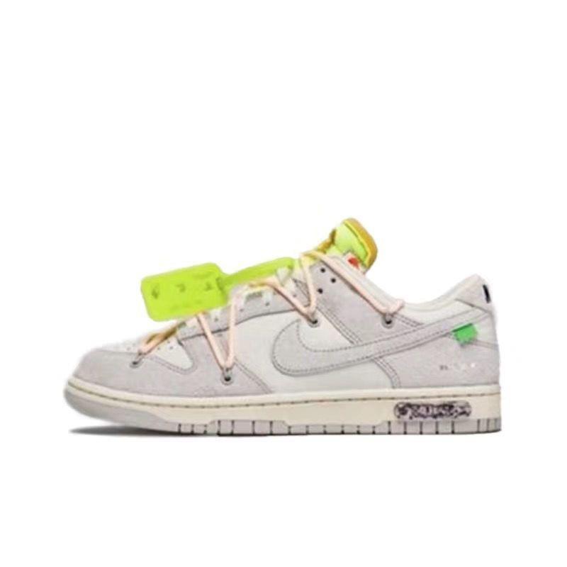 Pure original dunksblow sneakers ow co-branded the50 straps men’s and women’s sneakers low anklecasual sneakers