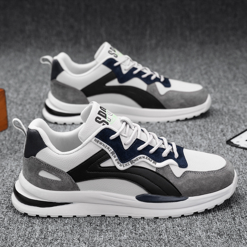 White shoes men’s shoes springeasiest for match breathable sports easiest for match trendy board shoes boys trendy shoes casual shoes men’s shoes