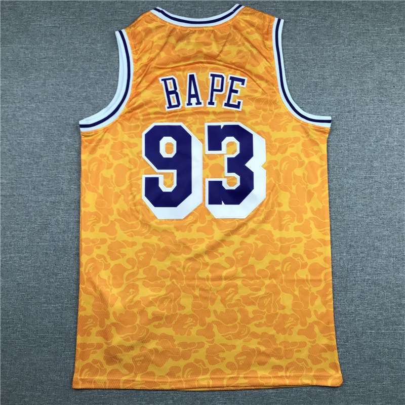 Ready-to-ship international basketball jerseys for men and women, #23 lebron james “the brow” 93 edition. embroidered sports tank top, training apparel, loose fit