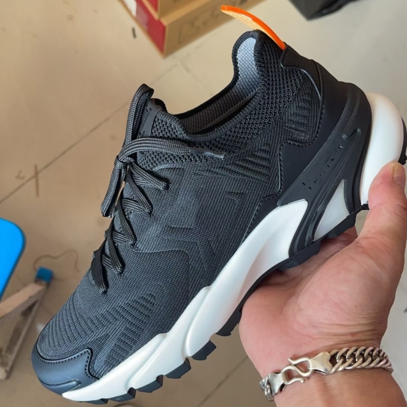 2025 autumn new men’s athletic casual shoes – mesh breathable flat thick sole white sneakers – dad shoes