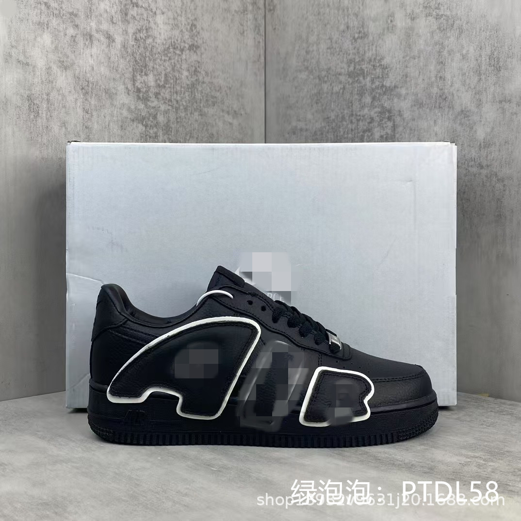 No. 1 af1 ow joint 3m reflective pippen full head layer leather cpfm men’s and women’s sneakers flats