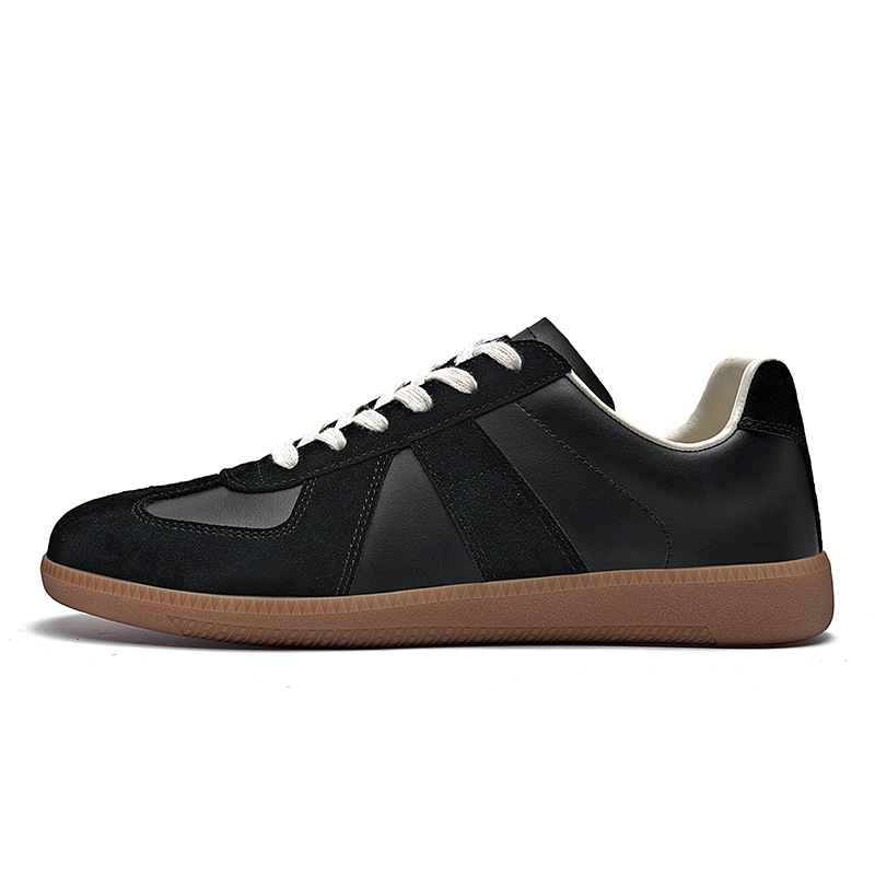 Exclusive brick-and-mortar store quality german army trainers (gats) for men, soft-soled white sneakers, retro athletic casual sneakers for women, spring/summer couple’s style