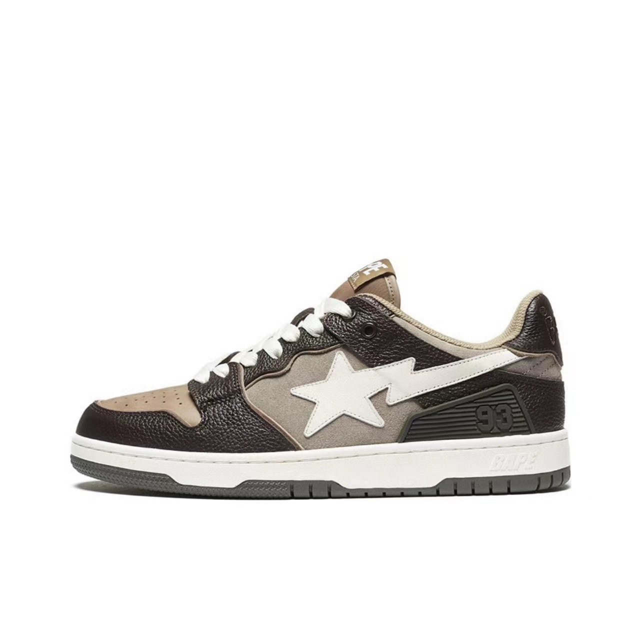 Cross-border supply bapesta sk8 astronaut gray purple green mountain vibe low-top casual sports skateboard shoes