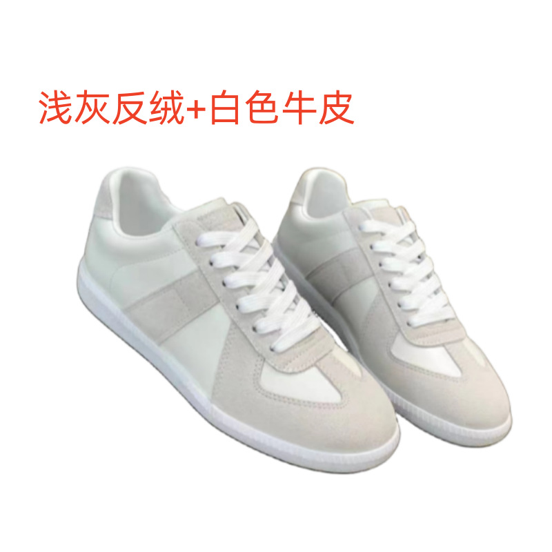 Popular internet celebrity men’s and women’s couple shoes men’s easiest for matchtrendy shoes retro sports white shoes genuine leather training shoes men’s shoes