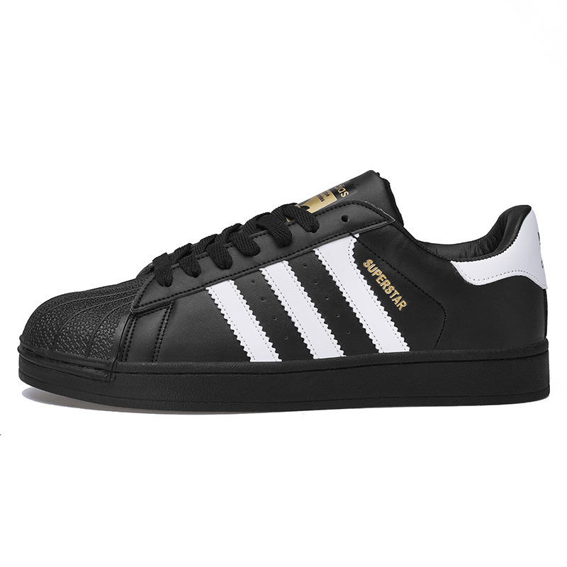 Classic gold label shell toe summer couple’s white sneakers – men’s and women’s athletic casual shoes, breathable student trendy skate shoes